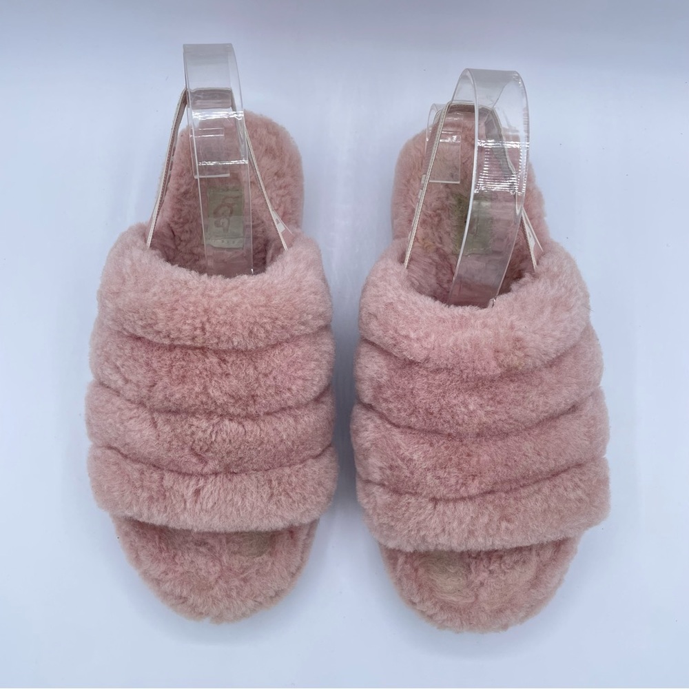 UGG Fluff Yeah Sandal 8 Pink - Picture 4 of 16